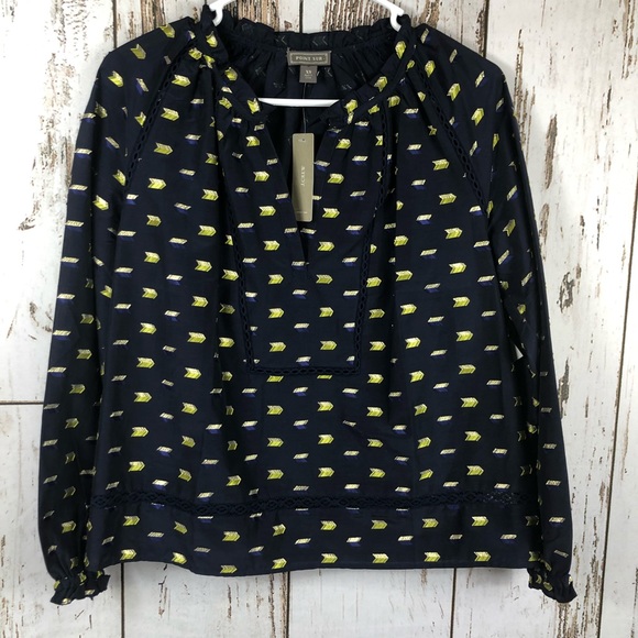 J. Crew Tops - J. Crew POINT SUR Metallic Arrow Top NWT